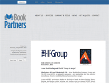 Tablet Screenshot of blog.bookpartners.com